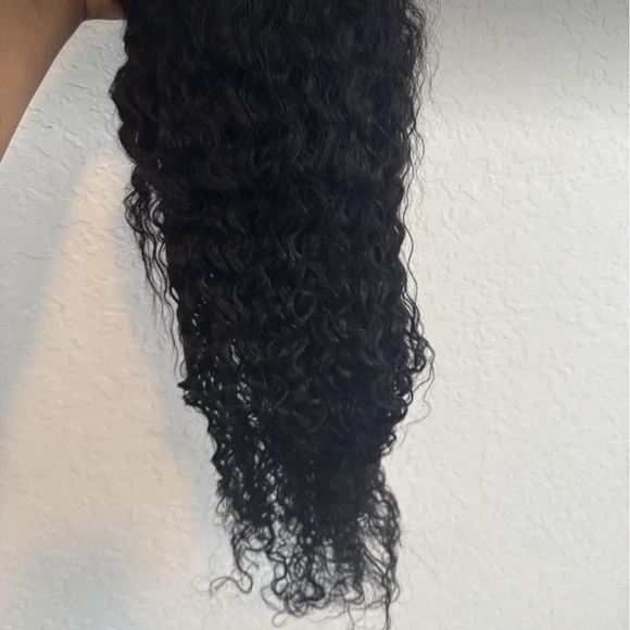 Elegant Black Curly Hair Wig - Picture 5 of 7